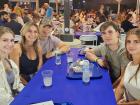 Friends enjoying the Big Greek Food Fest of Niles