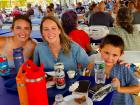 Participants enjoying the Big Greek Food Fest of Niles