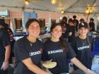 Hard working volunteers at the Big Greek Food Fest of Niles