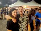 Couple enjoying the Big Greek Food Fest of Niles