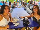 Participants enjoying the Big Greek Food Fest of Niles