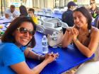 Participants enjoying the Big Greek Food Fest of Niles