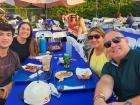 Participants enjoying the Big Greek Food Fest of Niles