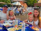 Participants enjoying the Big Greek Food Fest of Niles