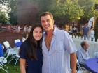 Couple enjoying the Big Greek Food Fest of Niles