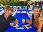 Participants enjoying the Big Greek Food Fest of Niles