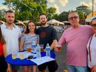 Participants enjoying the Big Greek Food Fest of Niles