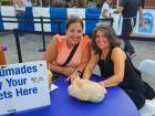 Loukoumades staff at the Big Greek Food Fest of Niles