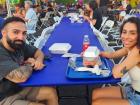 Participants enjoying the Big Greek Food Fest of Niles