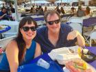 Participants enjoying the Big Greek Food Fest of Niles