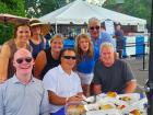 Participants enjoying the Big Greek Food Fest of Niles