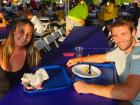 Participants enjoying the Big Greek Food Fest of Niles