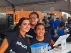 Hard working volunteers at the Big Greek Food Fest of Niles