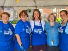 Hard working volunteers at the Big Greek Food Fest of Niles