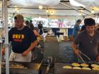 Hard working volunteers at The Big Greek Food Fest in Niles
