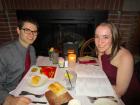 Couple enjoying Valentine's Dinner at Jameson's Charhouse in Arlington Heights