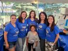 Hard working volunteers at the St Demetrios Greek Fest in Elmhurst