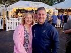 Couple enjoying the St Demetrios Greek Fest in Elmhurst