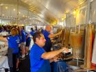 Hard working volunteers at St Demetrios Greek Fest in Elmhurst