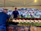 Hard working volunteers at St Demetrios Greek Fest in Elmhurst
