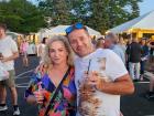 Couple enjoying the St Demetrios Greek Fest in Elmhurst