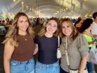 Friends enjoying the St Demetrios Greek Fest in Elmhurst