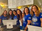 Hard working volunteers at St Demetrios Greek Fest in Elmhurst
