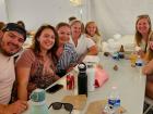 Participants enjoying St Demetrios Greek Fest in Elmhurst