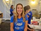 Hard working volunteers at St Demetrios Greek Fest in Elmhurst