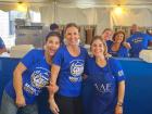 Hard working volunteers at St Demetrios Greek Fest in Elmhurst