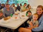 Participants enjoying St Demetrios Greek Fest in Elmhurst