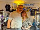 Vendors enjoying St Demetrios Greek Fest in Elmhurst