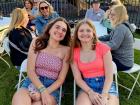 Friends enjoying the St Demetrios Greek Fest in Elmhurst