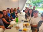 Participants enjoying St Demetrios Greek Fest in Elmhurst