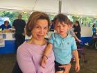Participants enjoying St Demetrios Greek Fest in Elmhurst