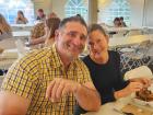 Participants enjoying St Demetrios Greek Fest in Elmhust