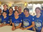 Hard working volunteers at St Demetrios Greek Fest in Elmhurst