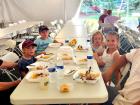 Participants enjoying St Demetrios Greek Fest in Elmhurst