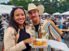Participants enjoying St Nectarios Greek Fest in Palatine
