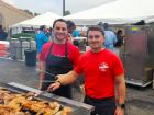 Hard working volunteers at St Nectarios Greek Fest in Palatine
