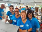Hard working volunteers at St Nectarios Greek Fest in Palatine