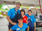 Hard working volunteers at St Nectarios Greek Fest in Palatine