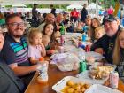 Participants enjoying St Nectarios Greek Fest in Palatine