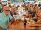 Friends enjoying the St. Nectarios Greek Fest in Palatine