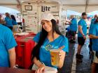 Hard working volunteers at St. Nectarios Greek Fest in Palatine