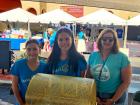 Raffle committee at the St. Nectarios Greek Fest in Palatine