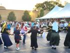 Greek dancing at the St. Spyridon Greek Fest - Palos Heights