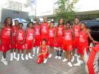 The Jesse White Tumblers following their performance at Taste of Greektown in Chicago