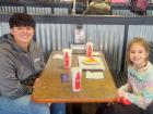 Family enjoying lunch at Billy Boy's Restaurant in Chicago Ridge