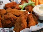 Spicy buffalo wings at Draft Picks Sports Bar in Naperville
